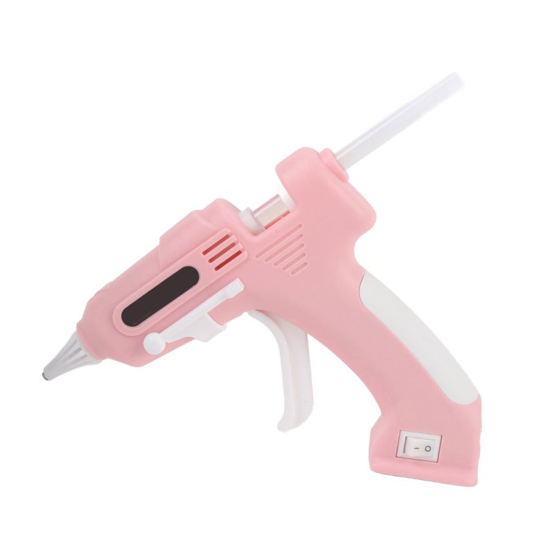 MQ Cordless Hot Glue Tool 7mm Rapid Heating Glue Gun - Backflow Prevention Design Electric Hot Melt Glue Kit with 10 Glue Sticks for Crafting Repairs - Image 3