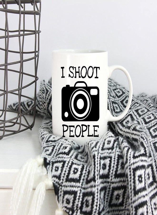 5Aup Funny I Shoot People Photographer Coffee Mug, Birthday Men Gifts for Photography Lover Cup White, 11 Oz - Image 5