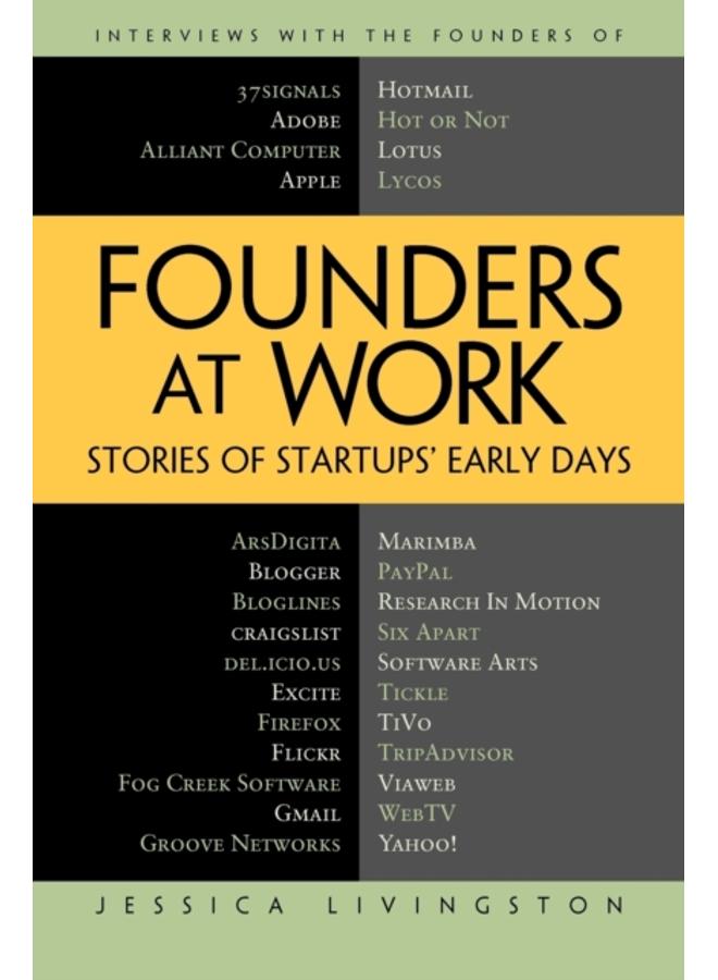 Founders at Work : Stories of Startups' Early Days 