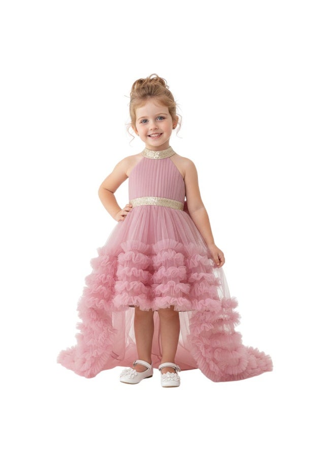 D'Daniela-Ruffled Tulle Dress - Image 1