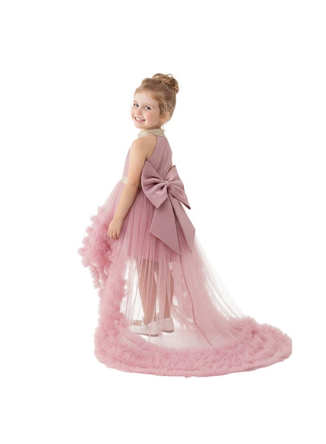 D'Daniela-Ruffled Tulle Dress - Image 3