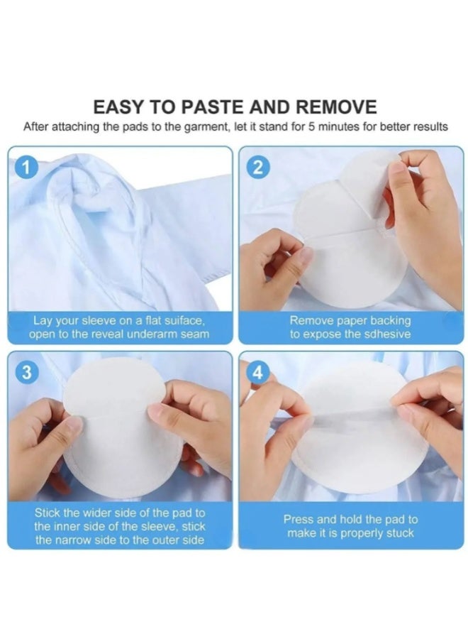 Disposable Underarm Sweat Pads for Men & Women, Self Adhesive Underarm Shields, Sweat Absorbing Armpit Pads, Invisible Clothing Sweat Protectors, Disposable Underarm Perspiration Guards for Shirts, Dresses, Suits and Daily Wear – 10 Pieces - Image 3