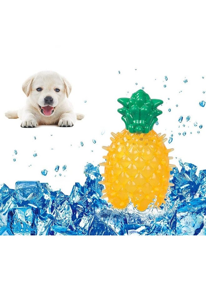 Fruits Dog Chew Toy Rubber Anti Bite Squeaky Pineapple Dog Teething Toy Puppy - Image 4
