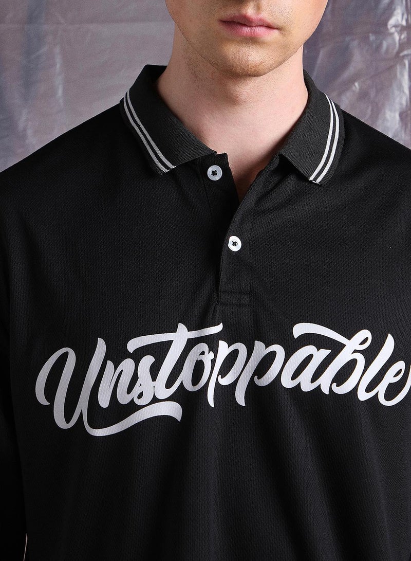 هوبرهولمي طقم شورت وتيشيرت رجالي بطبعة واسع بقماش شبكي - Image 4