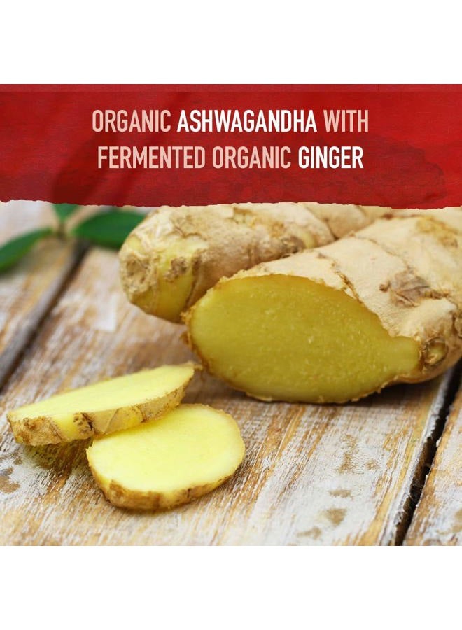 Garden of Life Organic Ashwagandha Supplement with Probiotics & Ginger - Stress, Mood & Energy Support, Vegan, Gluten Free, Non GMO, 2 Month Supply, 60 Tablets - Image 5