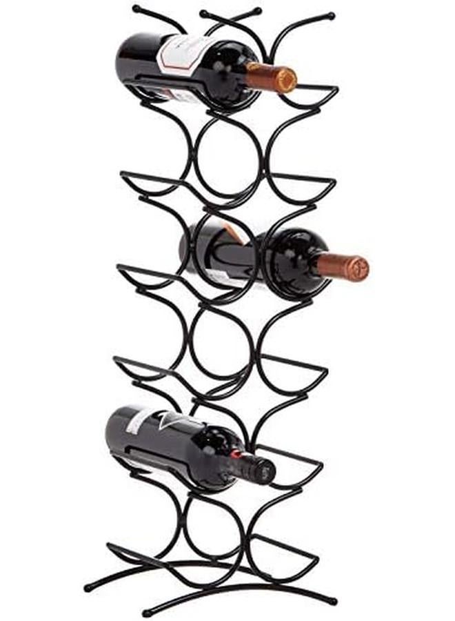 Wine Rack For 12 Bottles Black - Image 2