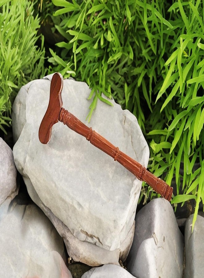 BITONA® Wooden Danda, teki T Shaped Yoga Danda, Mala jaap Hand Stand, Meditation Stick, Wooden Staff, Traditional, Indian Stick Used by Rishi Yogi(1 Stick only) - Image 4
