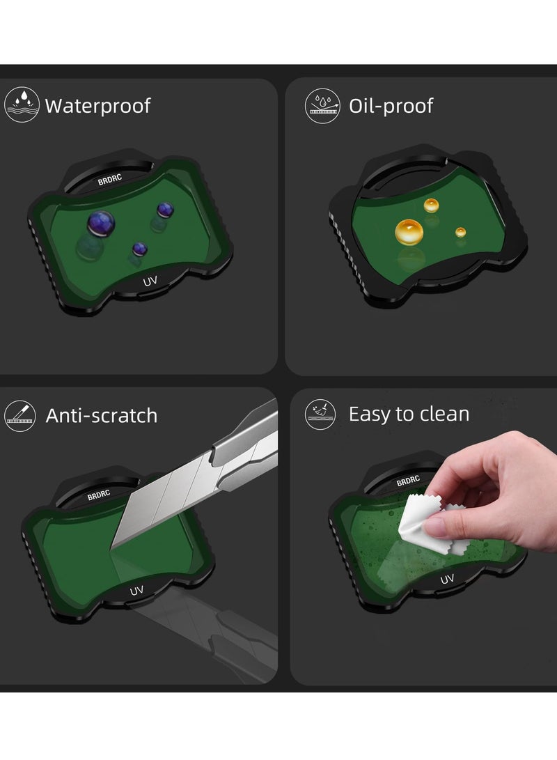 Excefore Filters Set for Avata 2 ND, 3 Pack UV CPL ND16 Protection Lens Neutral Density Filter, Compatible with DJI Avata 2 FPV Drone Accessories, Aluminum - Image 3