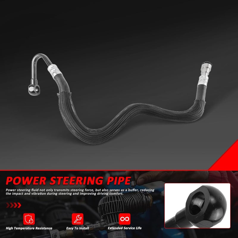 Steering System Hydraulic Hoses For BMW X5 (E53) 2000-2006 3.0i 4.4i 4.6is Replacement # 32416767137,32411096348 at21220 V20-1724 - Image 2
