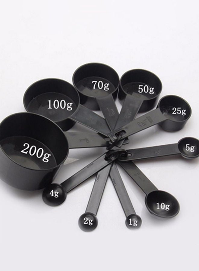Arabest 10-Piece Measuring Spoon Set Black 7cm - Image 2