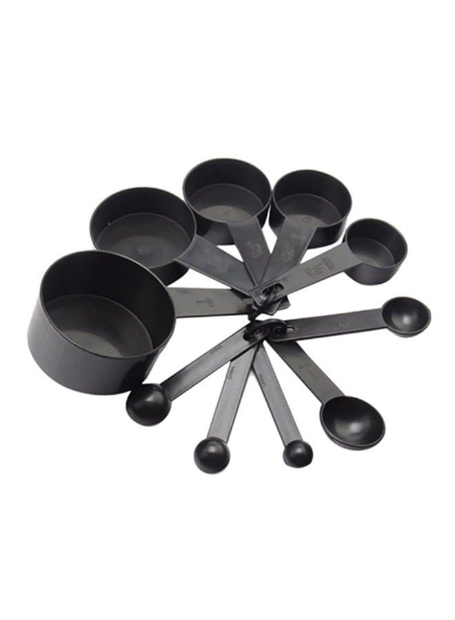 Arabest 10-Piece Measuring Spoon Set Black 7cm - Image 1