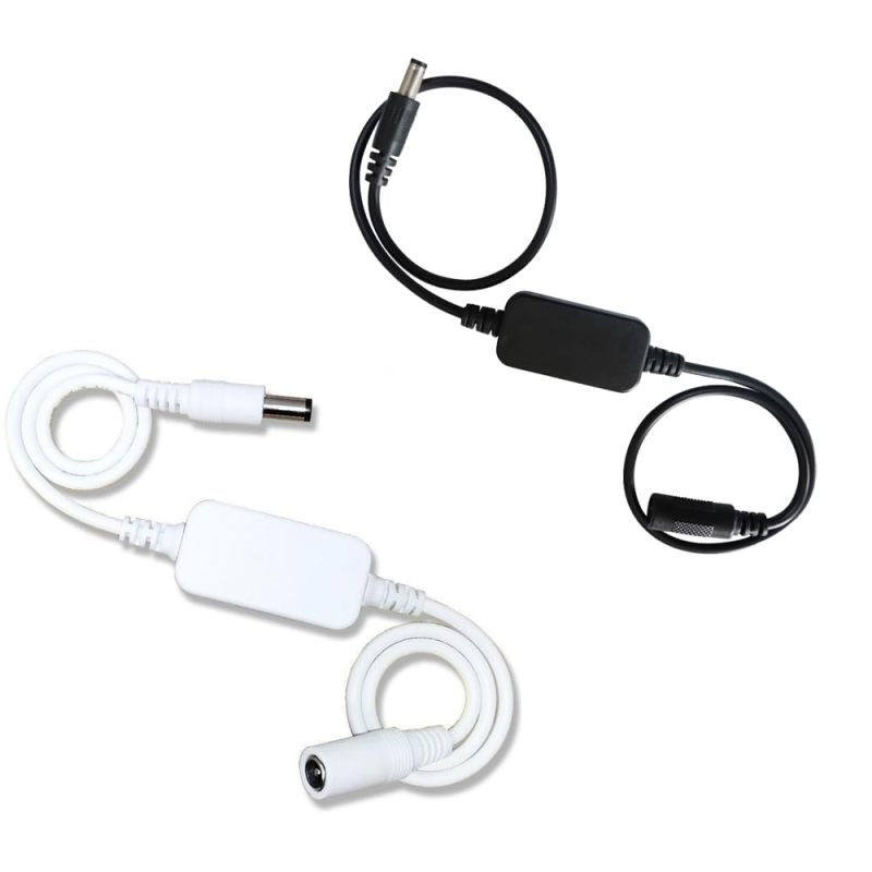 Automatic Router Reset 2Pcs Black & White Timed Power Cycle Device - Auto Scheduled Reboots, Bandwidth Efficiency Boost Router Reset Tool for Home Network Maintenance - Image 1