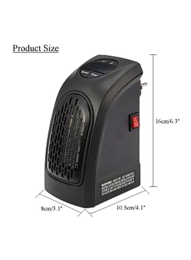 NIBEMINENT Electric Portable Mini Heater 300W H19867EU Black - Image 4