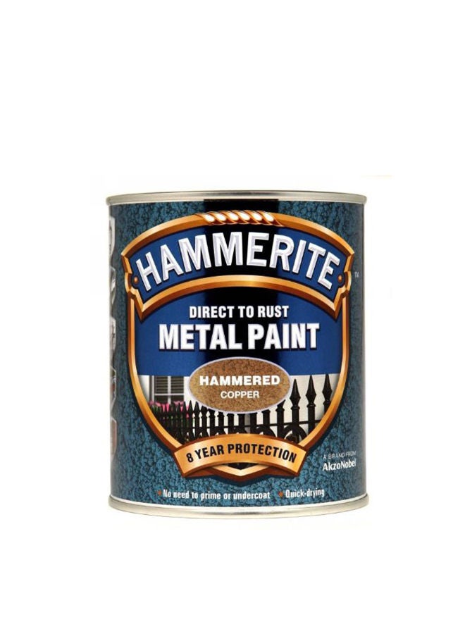 Metal Paint Hammered Copper 750Ml