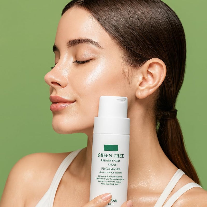 BEAUDIANI Green Tree Enzyme Powder Face Wash â€“ Gentle Exfoliating & Hydrating Skin Facial Cleanser - Image 2