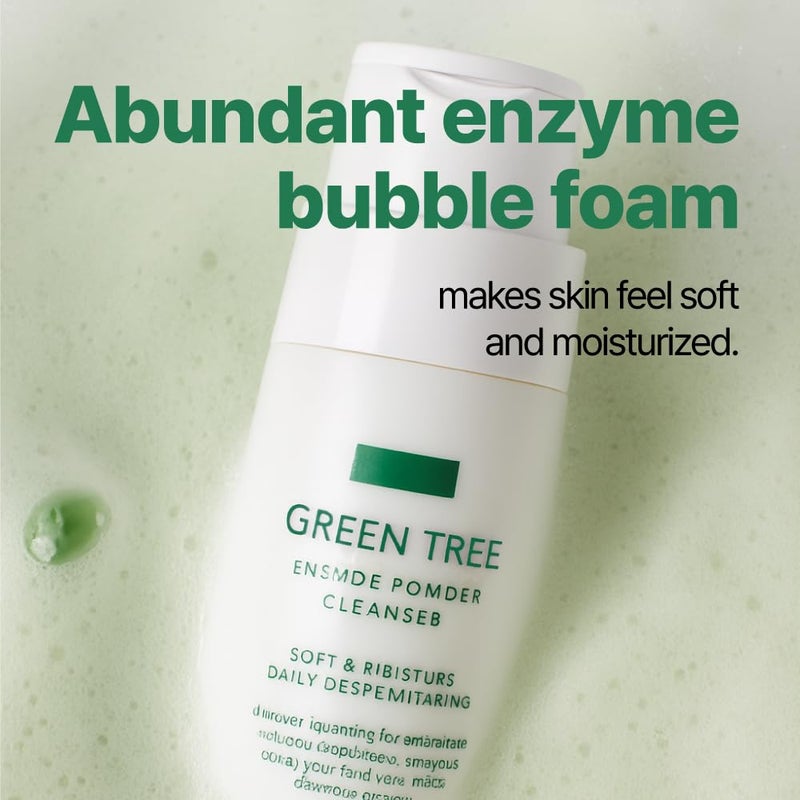 BEAUDIANI Green Tree Enzyme Powder Face Wash â€“ Gentle Exfoliating & Hydrating Skin Facial Cleanser - Image 5