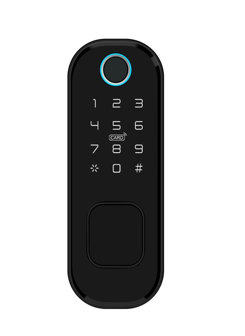 Generic Tuya WiFi No Wiring Waterproof Fingerprint Lock Digital Code Electronic Door Lock For Home Security Compatible with Google Home Amazon Alexa  - Image 2