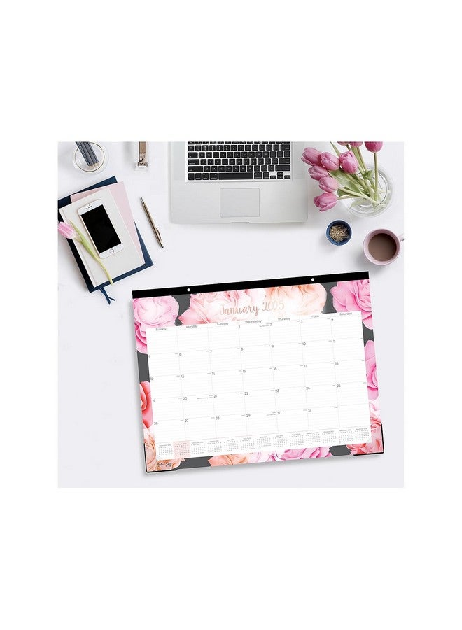 Blue Sky 2025 Monthly Desk Pad Calendar, January 2025 - December 2025, 22" X 17", Trim Tape Binding, Two-Hole Punched, Ruled Daily Blocks, For Office And Classroom, Joselyn (Joselyn- 2025, 22" X 17") - Image 2