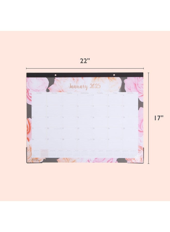 Blue Sky 2025 Monthly Desk Pad Calendar, January 2025 - December 2025, 22" X 17", Trim Tape Binding, Two-Hole Punched, Ruled Daily Blocks, For Office And Classroom, Joselyn (Joselyn- 2025, 22" X 17") - Image 3