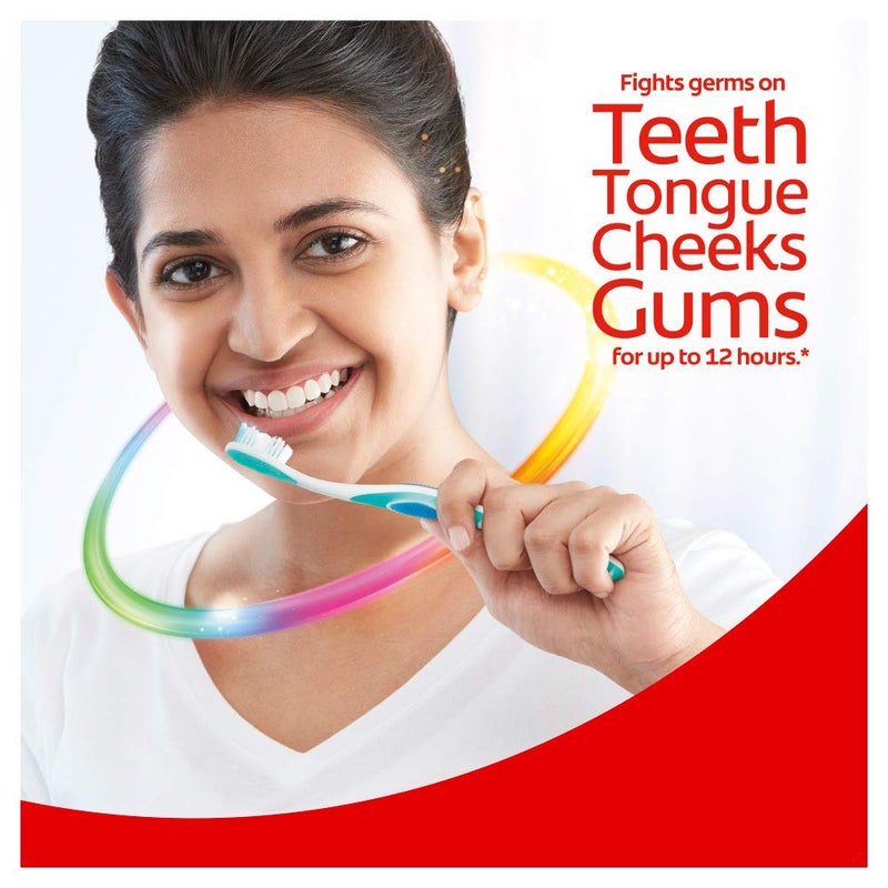 Colgate كولجيت توتال لصحة الفم الكاملة، معجون أسنان مضاد للبكتيريا، 360جم (صحة متقدمة، عبوة موفرة)، رعاية فموية متعددة الألوان - Image 2