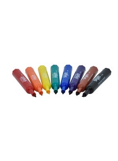 School Smart 1354254 Permanent Marker Set, Broad Chisel Tip, Assorted Colors (Pack Of 8), 0.63 H X 5.25 L X 5 W  - Image 3