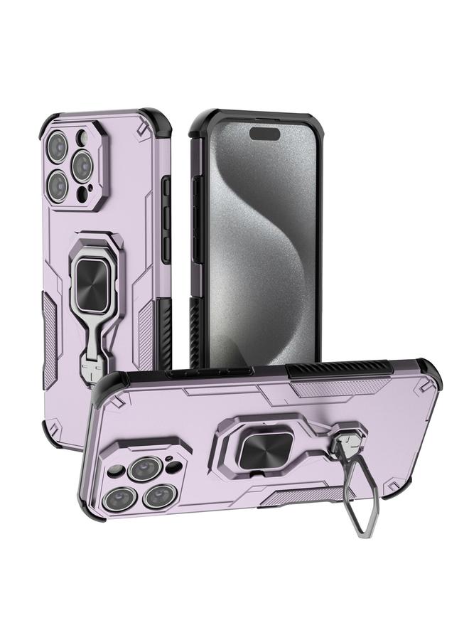 S-TOP Case For iPhone 16 Pro Max Metal Kickstand TPU Hybrid PC Phone Case - Image 1