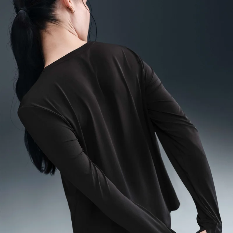 Nike Black Women's One Classic Dri-FIT Top for Women | Best Price UAE