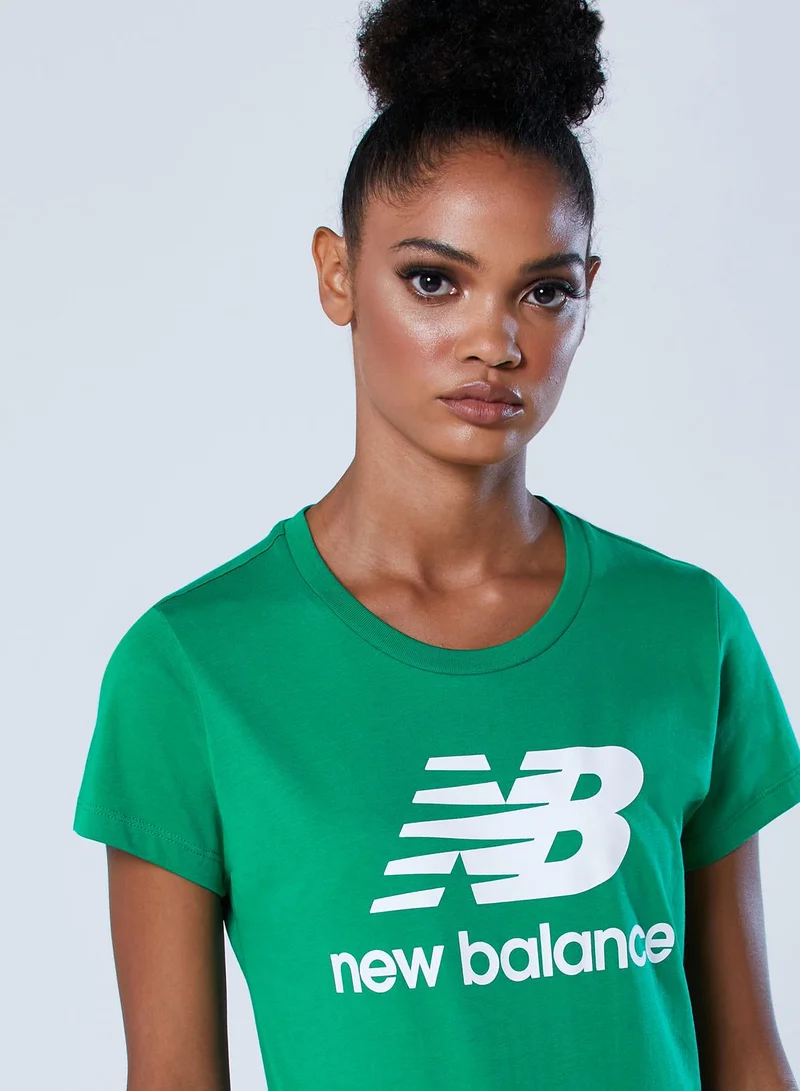 New Balance Essential Stacked Logo T-Shirt