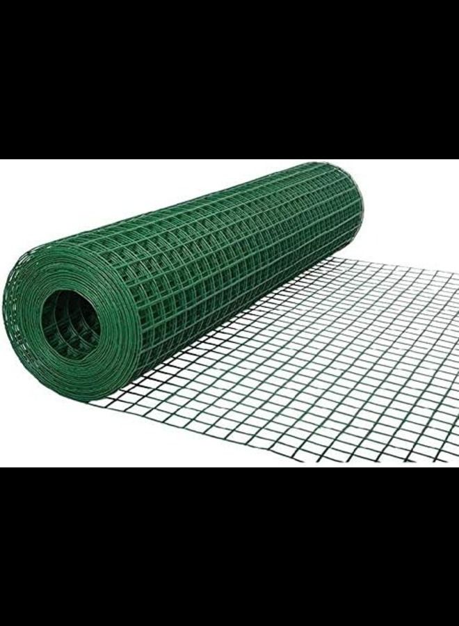 عباسلي شبكة أسلاك مغلفة بـ PVC 4 قدم × 90 قدم × 22 جرام × 1/2 "  - Image 1
