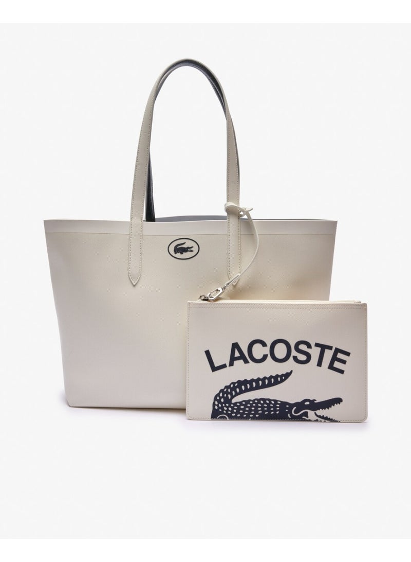 لاكوست حقيبة لاكوست آنا ذات الوجهين مع جيب - Image 1