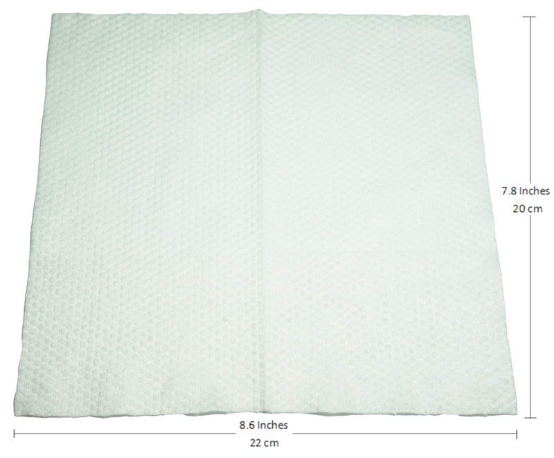 JINS-Hung Natural Disposable Facial Towel (2 Pack) - 100% Soft Terry Cloth Fabric Soft Face Towel - Makeup Remover Tissues - Professional Everyday Comfort Facial (80 Pcs/Pack) - Image 3