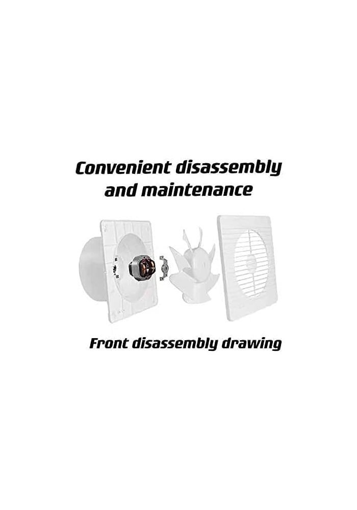 Low-Noise 4-Inch Ventilation Exhaust Fan for Kitchen, Bathroom, and Office - Image 3
