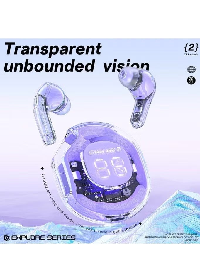 ACEFAST T8 Crystal TWS Headset - Image 4