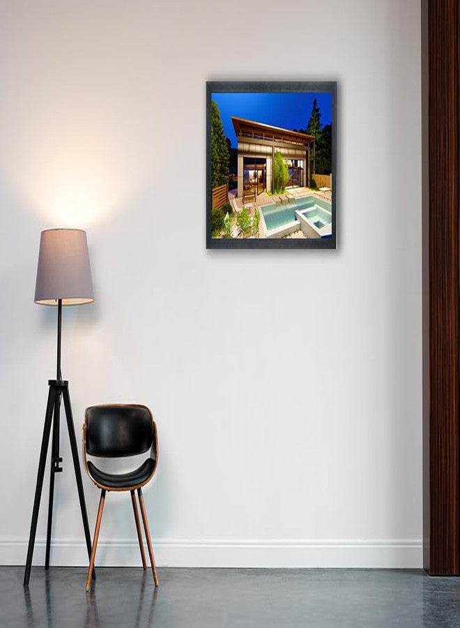 إطار صور جميل لمنظر منزل، مناسب للوحات الجدارية (10 × 14 بوصة) 543 - Image 3