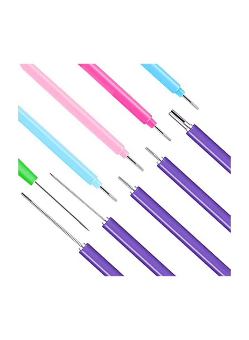 Suntown Multifunctional Slotted Paper Quilling Rolling Tool, Different Sizes Set for Art Craft DIY - Image 2