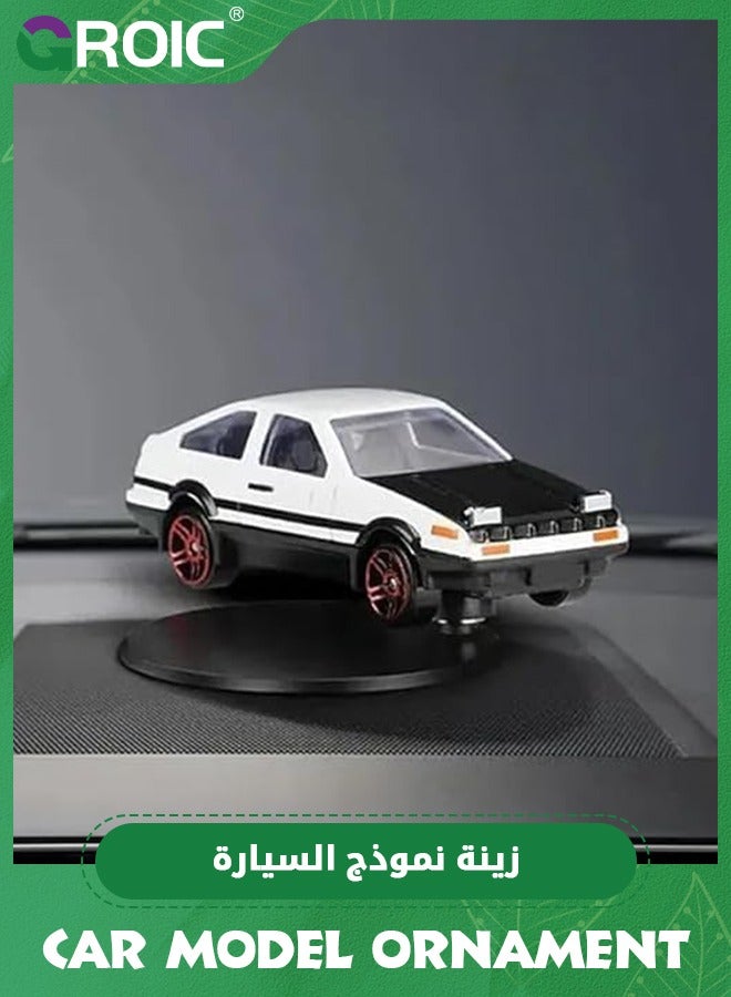 GROIC Car Drift Dashboard Ornament, Alloy Drifting Spin AE86 Car Model, Mini Car Interior Dash Decoration, Car Model Rotate Toy Gift, Vehicle Turn and Follow Drift - Image 3