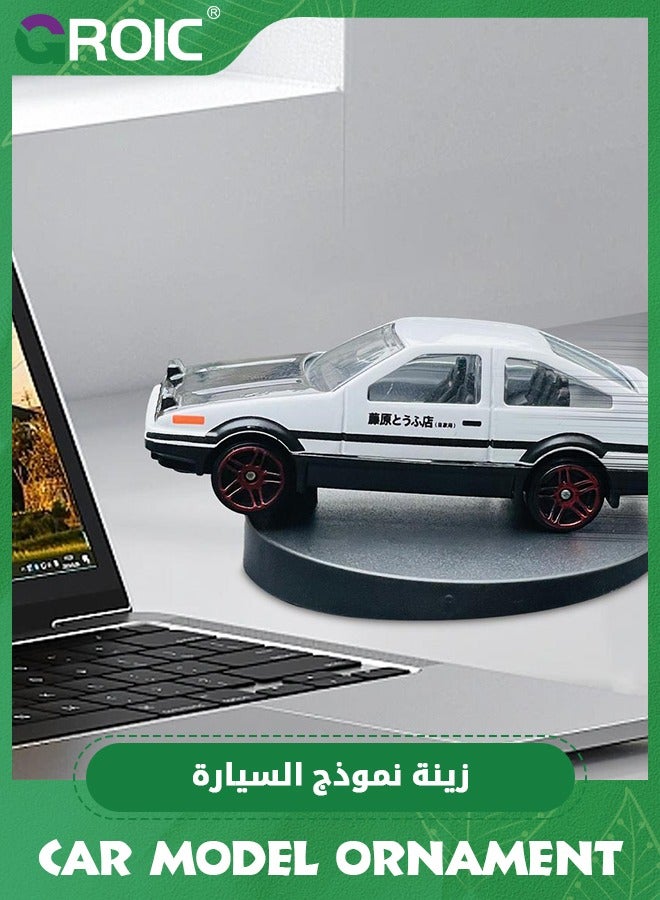 GROIC Car Drift Dashboard Ornament, Alloy Drifting Spin AE86 Car Model, Mini Car Interior Dash Decoration, Car Model Rotate Toy Gift, Vehicle Turn and Follow Drift - Image 5