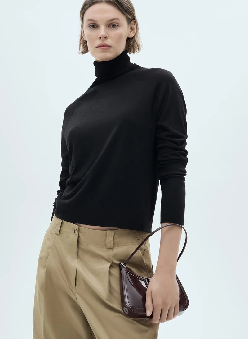 MANGO Turtle Neck Sweater