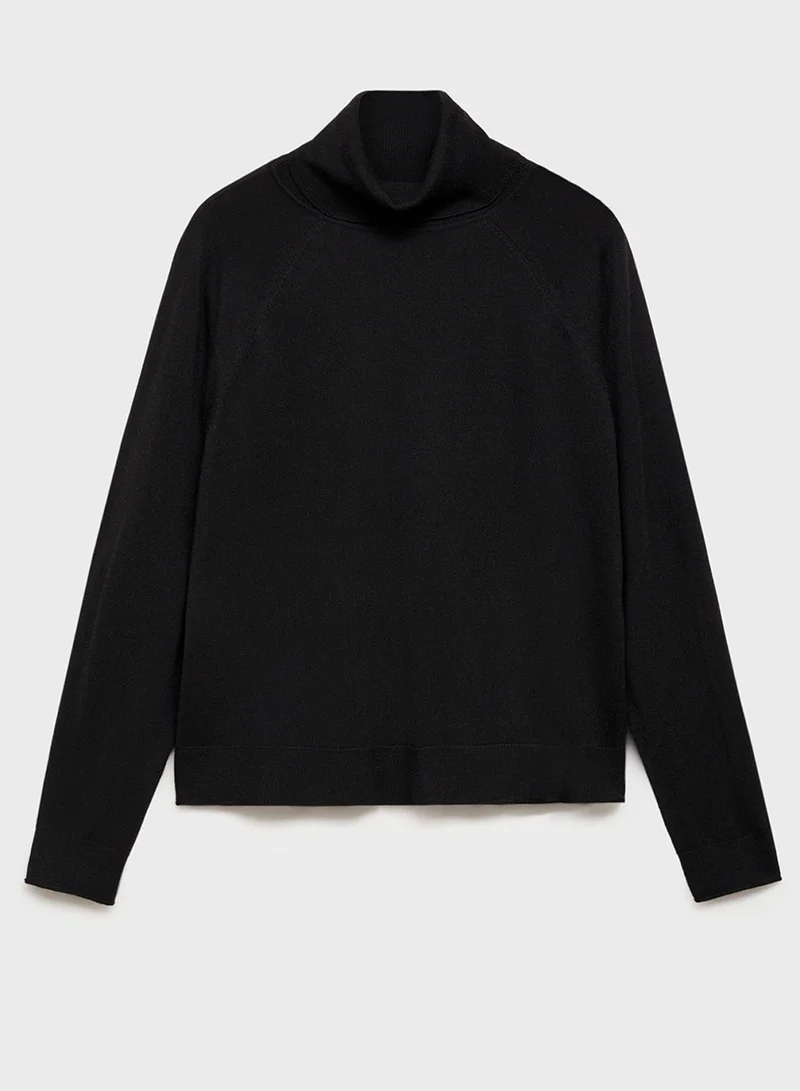 MANGO Turtle Neck Sweater