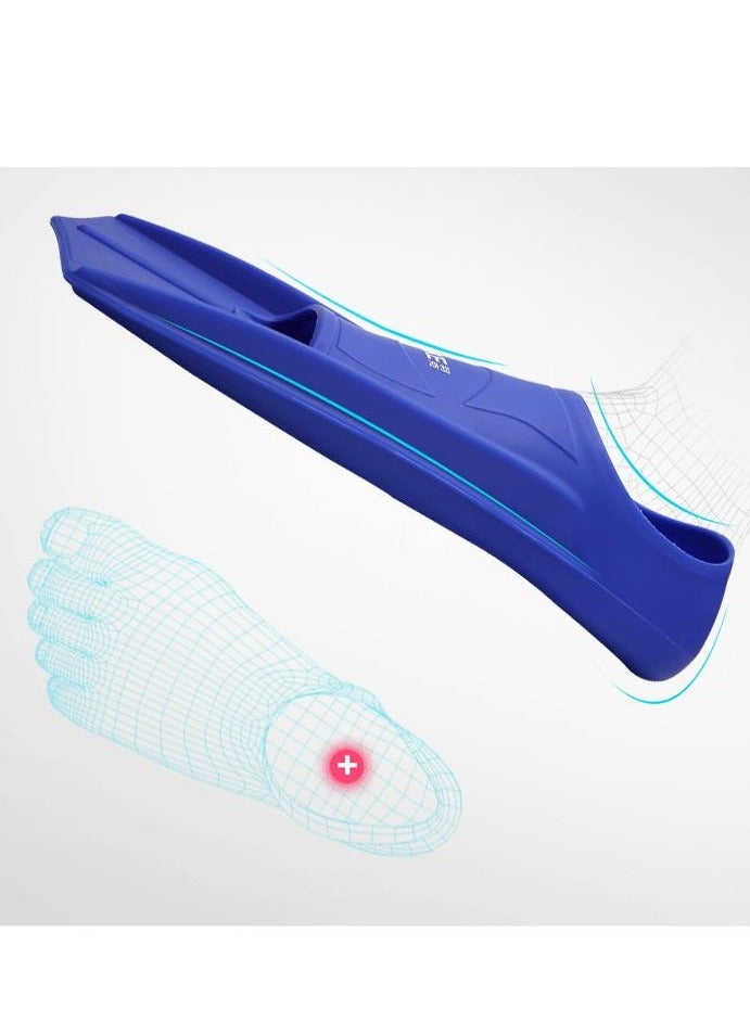 Generic Snorkeling Fins for Diving, Snorkeling, Scuba, Swimming, Swimming Training, Silicone Diving and Swimming Flippers Offers Stronger, Faster Kick with Greater Propulsion, for Adults Kids, Snorkeling Gear - Image 5