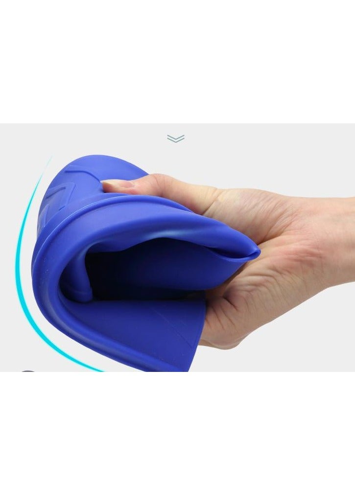 Generic Snorkeling Fins for Diving, Snorkeling, Scuba, Swimming, Swimming Training, Silicone Diving and Swimming Flippers Offers Stronger, Faster Kick with Greater Propulsion, for Adults Kids, Snorkeling Gear - Image 3