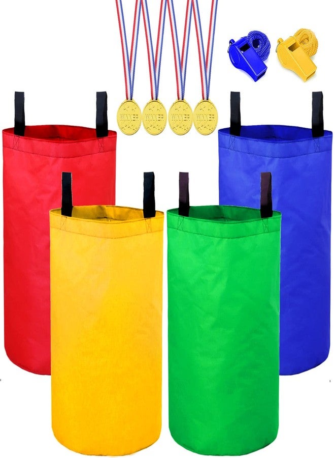 Niantime Potato Sack Race Bags, Colorful Sturdy Sack Race Bags Outdoor Lawn Games for Kids & Childrens, No Odors or Messy Fibers, Birthday Party and Outdoor Family Games Set - Image 1