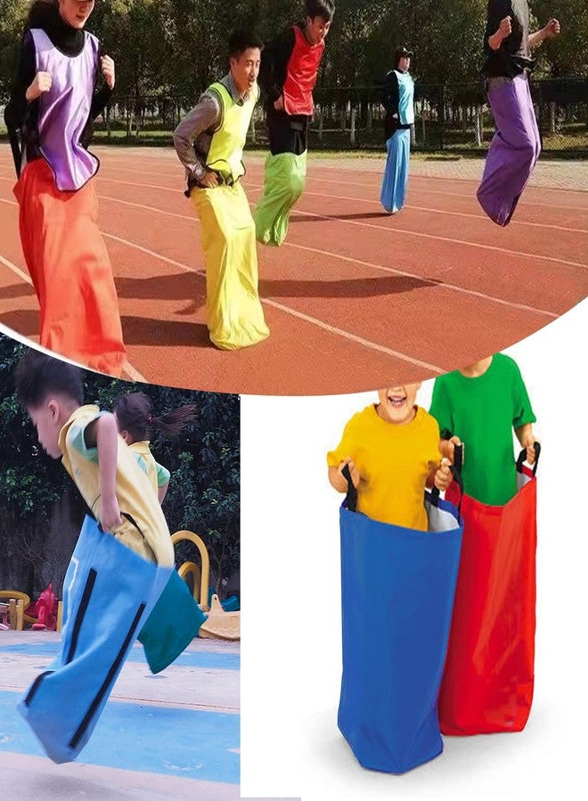 Niantime Potato Sack Race Bags, Colorful Sturdy Sack Race Bags Outdoor Lawn Games for Kids & Childrens, No Odors or Messy Fibers, Birthday Party and Outdoor Family Games Set - Image 5