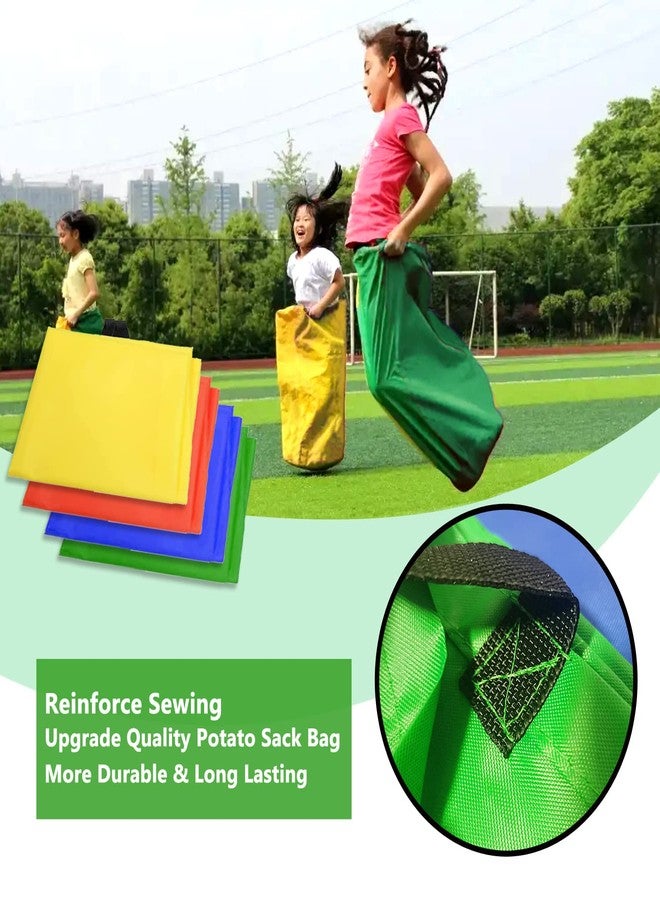 Niantime Potato Sack Race Bags, Colorful Sturdy Sack Race Bags Outdoor Lawn Games for Kids & Childrens, No Odors or Messy Fibers, Birthday Party and Outdoor Family Games Set - Image 4