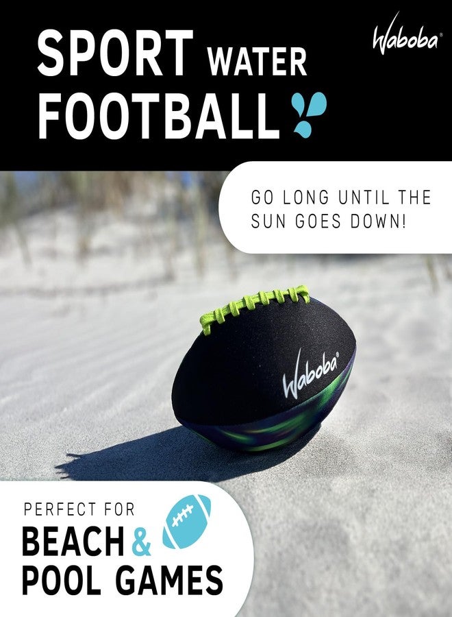 Waboba Sport Water Football, Green, Beach Essential Toy - Image 2