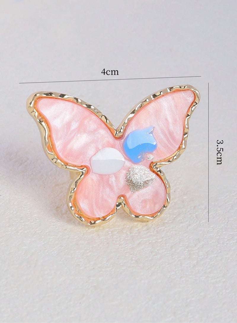 بيوتي بوكس 2 قطعة لوحة خلط مستحضرات التجميل الراتنج لوحة خلط مستحضرات التجميل، لوحة طلاء الأظافر، لوحة خلط طلاء الأظافر، لوحة ألوان الأظافر لوحة ألوان DIY - Image 2