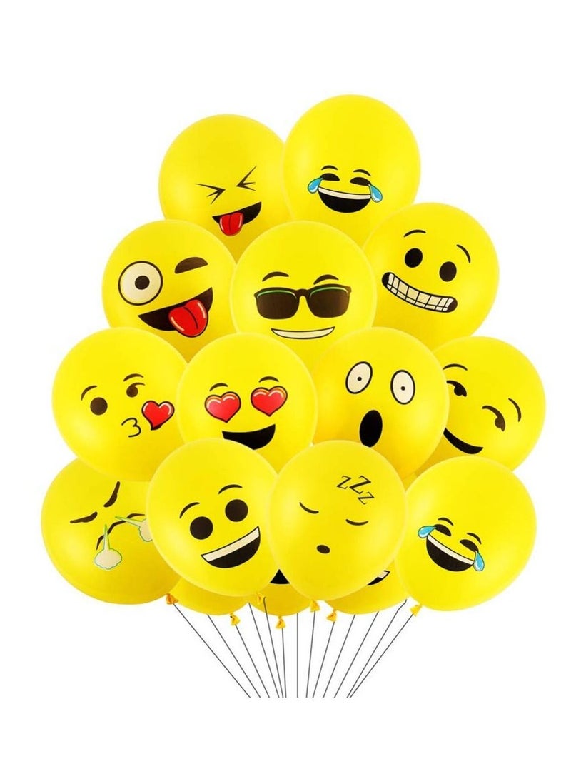 Highland 25-Piece Emoji Balloons  - Image 1