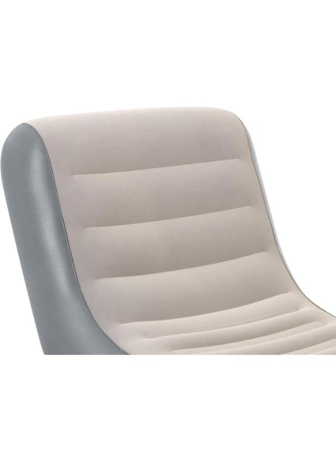 Bestway - Ultra Lounge Living Room Air Furniture Inflatable Sofa Chaise Sport Lounger Size: 1.65M*84cm*79cm - Image 1