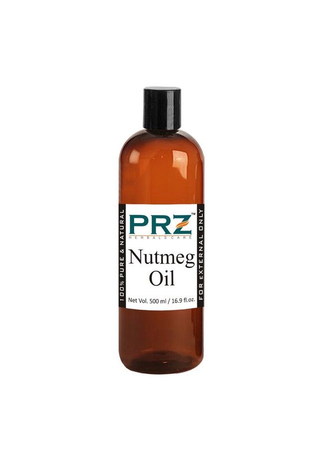 PRZ Nutmeg Essential Oil Pure Natural & Therapeutic Grade Oil For Aromatherapy Skin Care & Hair Care 500 Ml - Image 2