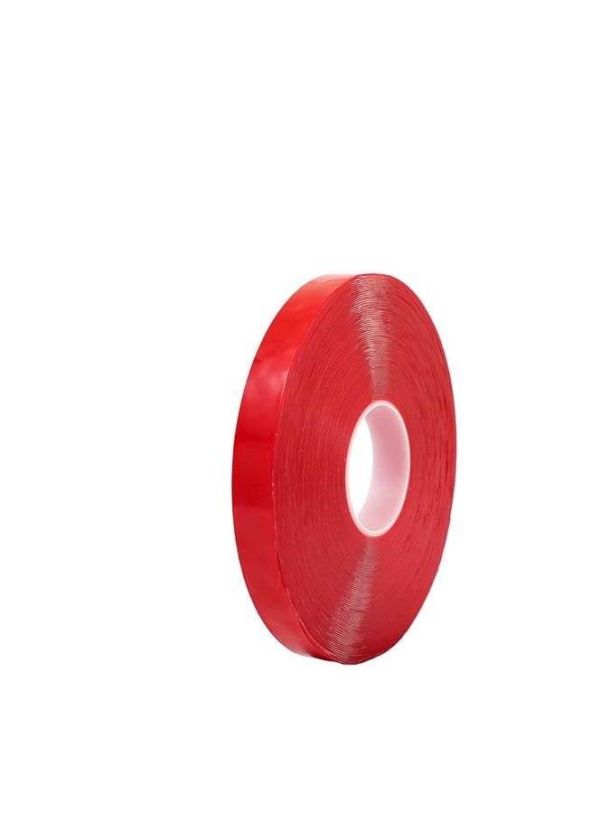 KNP KNP Red Sealing Tape is a versatile adhesive tape designed for reliable sealing and protection in various applications With a width of 22mm this tape is ideal for packaging labeling and crafting projects where a strong visible seal is needed.  - Image 1